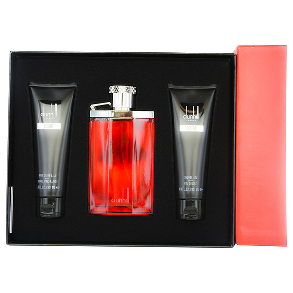 Alfred Dunhill Desire Eau De Toilette Spray 3.4 oz & Aftershave Balm 3 oz & Shower Gel 3 oz - Үнэртэй ус