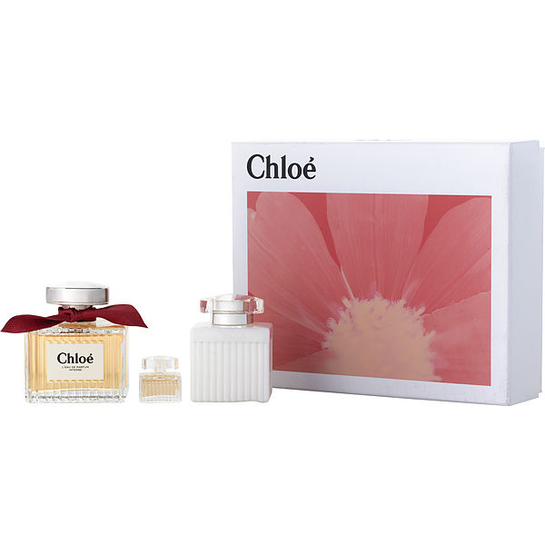 Chloe L'Eau De Parfum Intense Eau De Parfum Intense Refillable Spray 3.3 oz &amp; Body Lotion 3.3 oz &amp; Eau De Parfum 0.16 oz Mini - Үнэртэй ус