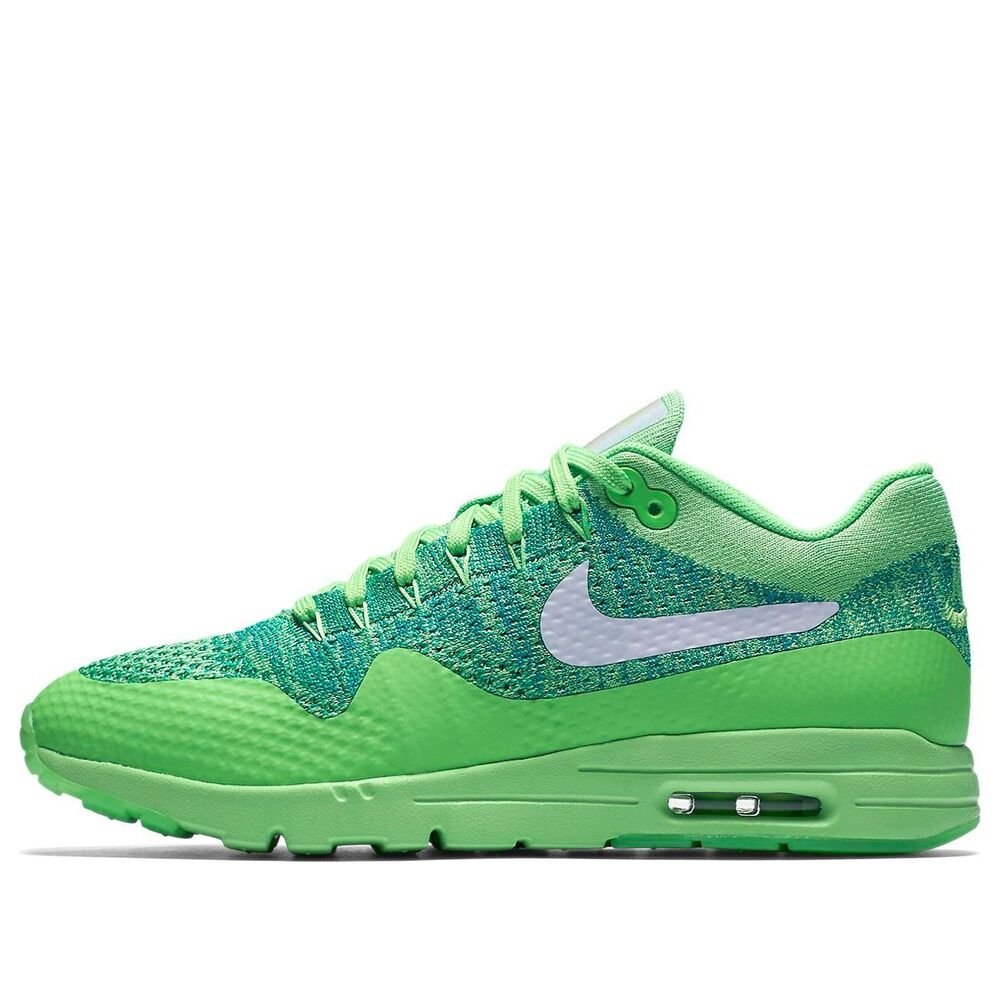 (WMNS) Nike Air Max 1 Ultra Flyknit 'Voltage Green' 843387-301