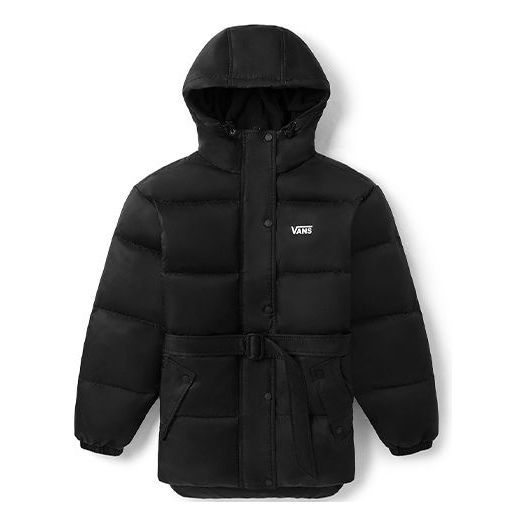 (WMNS) Vans Hooded Puffer Jacket 'Black' VN0A4UTGBLK