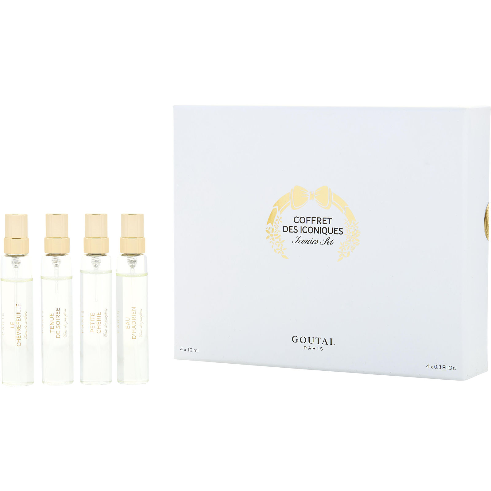Annick Goutal Variety 4 Piece Variety With Petite Cherie Eau De Parfum & Eau d'Hadrien Eau De Parfum & Le Chevrefeuille Eau De Toilette & Tenue De Soiree Eau De Parfum And All Are 0.33 oz Minis - Үнэртэй ус