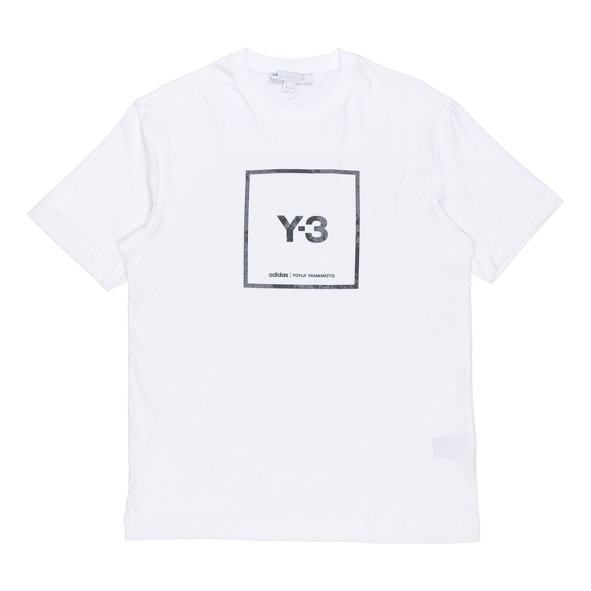 Y-3 SS21 Alphabet Logo Loose Round Neck Short Sleeve White T-Shirt GV6061