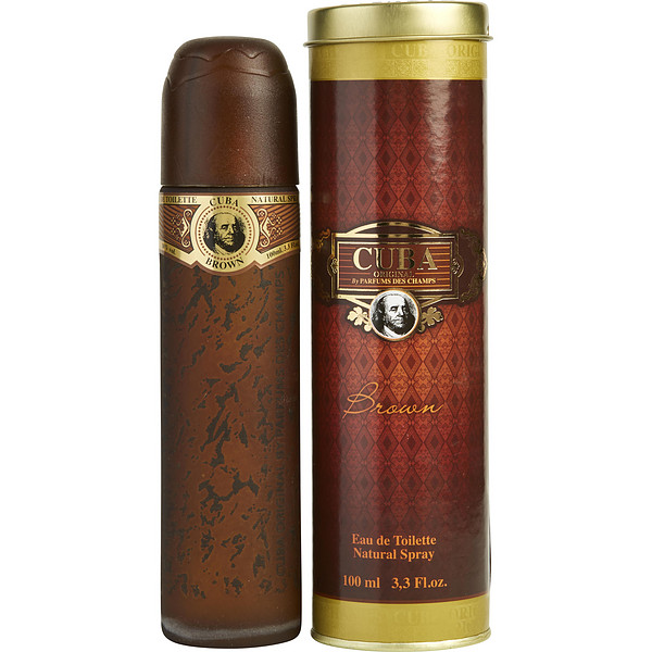 Cuba Brown Eau De Toilette Spray 3.3 oz - Үнэртэй ус