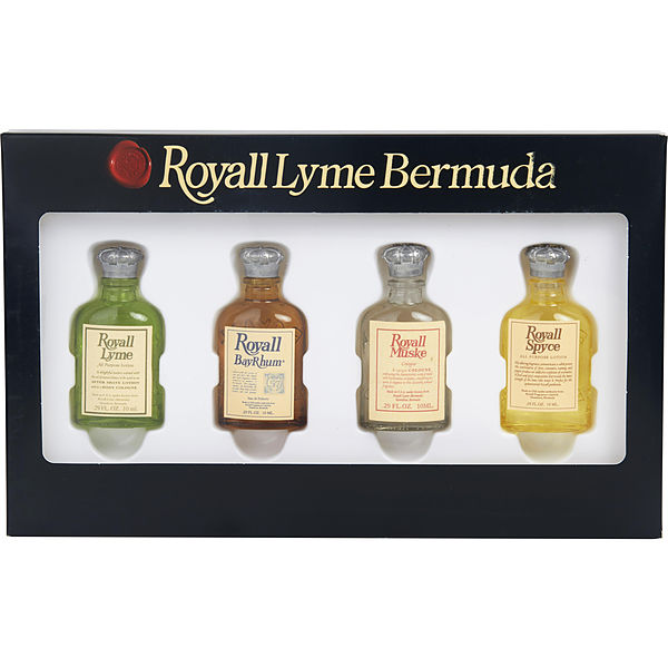 Royall Fragrances Royall Lyme Bermuda The Heritage Collection- Lyme, Muske, Bayrhum '57 &amp; Spyce All Are 0.33 oz Minis - Үнэртэй ус