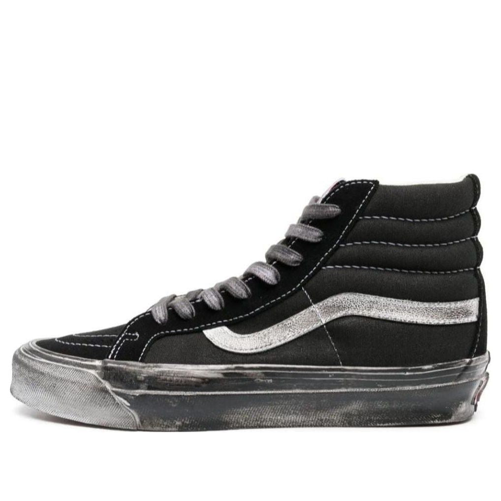 (WMNS) Vans OG Sk8Hi LX 'Stressed Black White' VN0A4BVBBA21