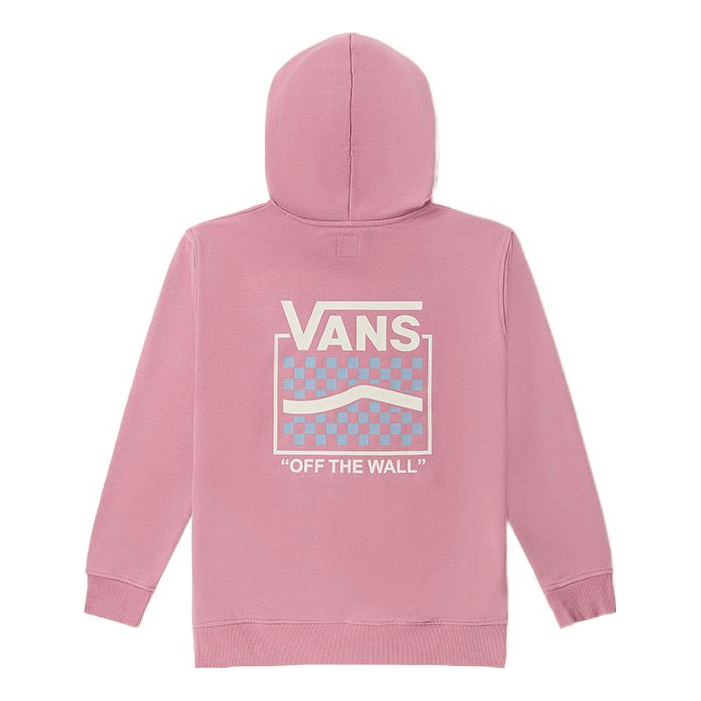 (WMNS) Vans Graphic Hoodies 'Pink White Blue' VN0002BUBD5