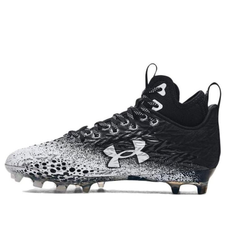 (WMNS) Under Armour Spotlight Clone MC Football Cleats 'Black White' 3026343-001