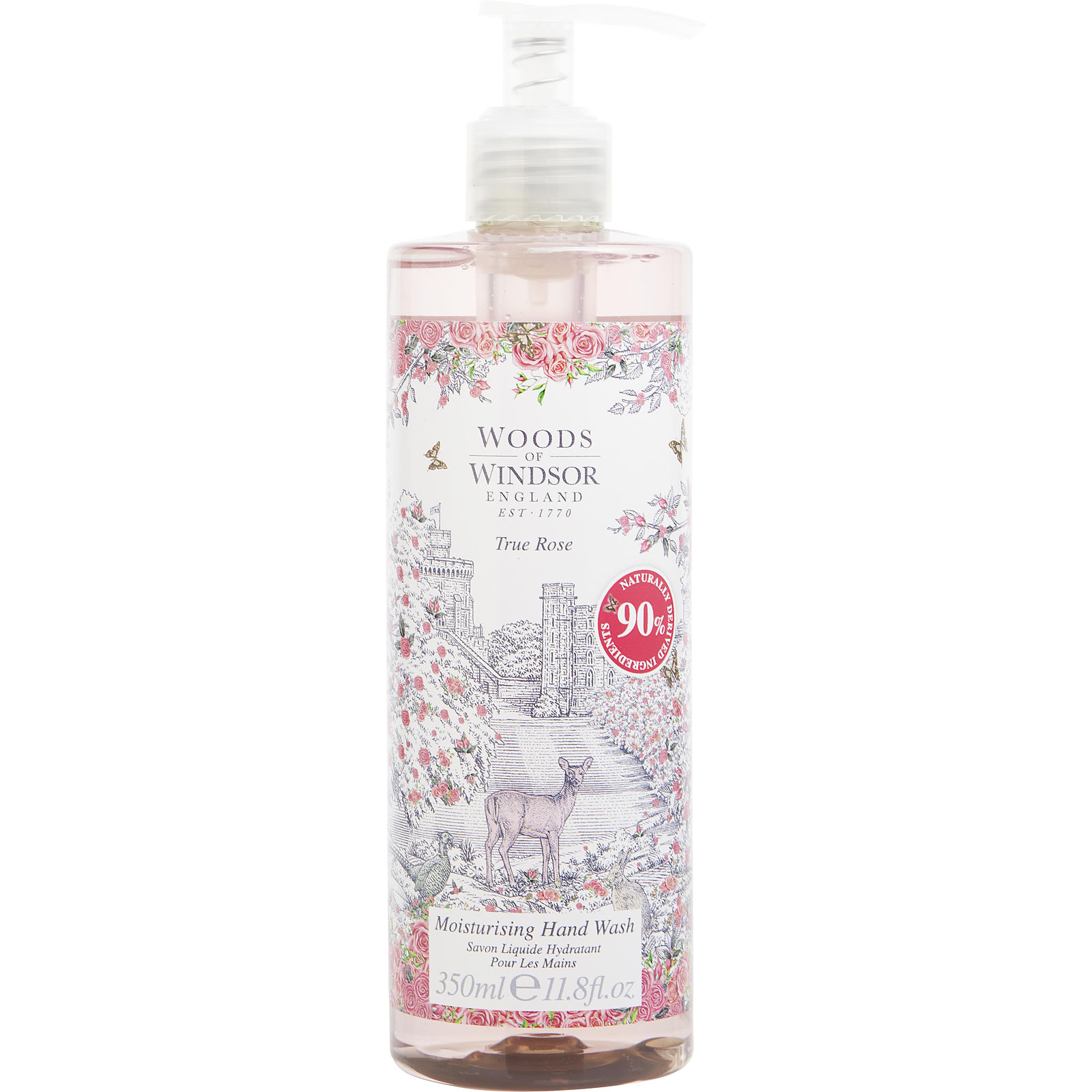 Woods Of Windsor True Rose Moisturising Hand Wash 11.8 oz - Үнэртэй ус