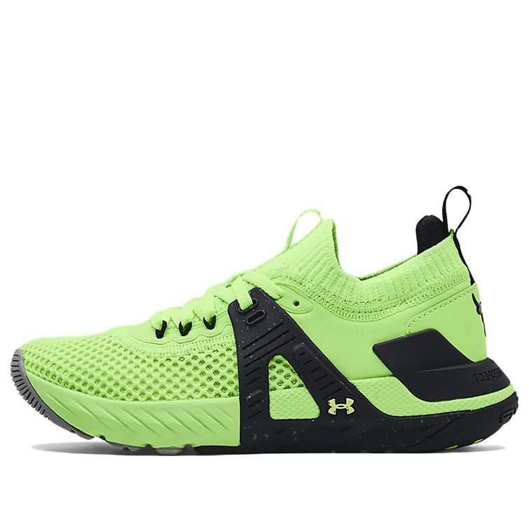 (WMNS) Under Armour Project Rock 4 'Quirky Lime' 3023696-303
