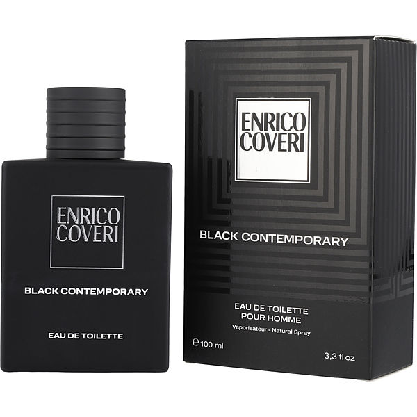 Enrico Coveri Black Contemporary Eau De Toilette Spray 3.3 oz - Үнэртэй ус