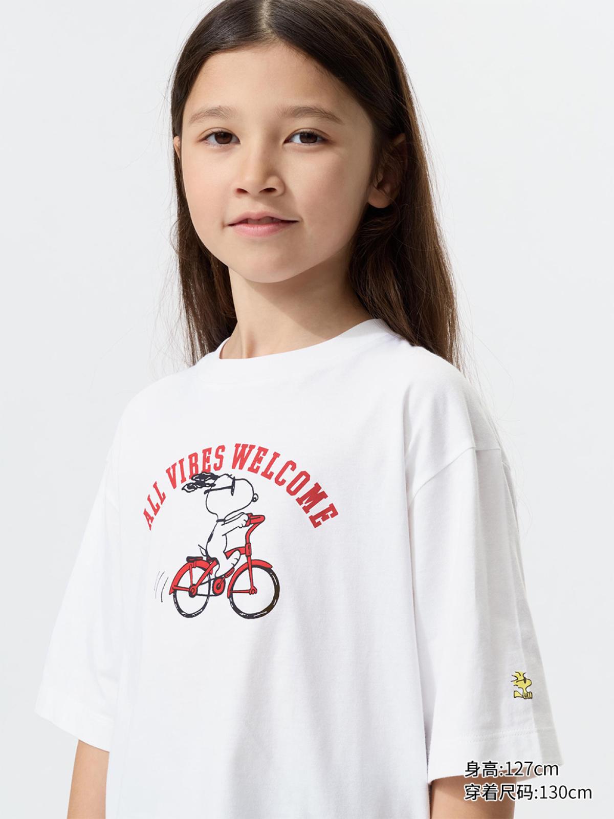 UT PEANUTS чөлөөт принттэй богино ханцуйт футболк