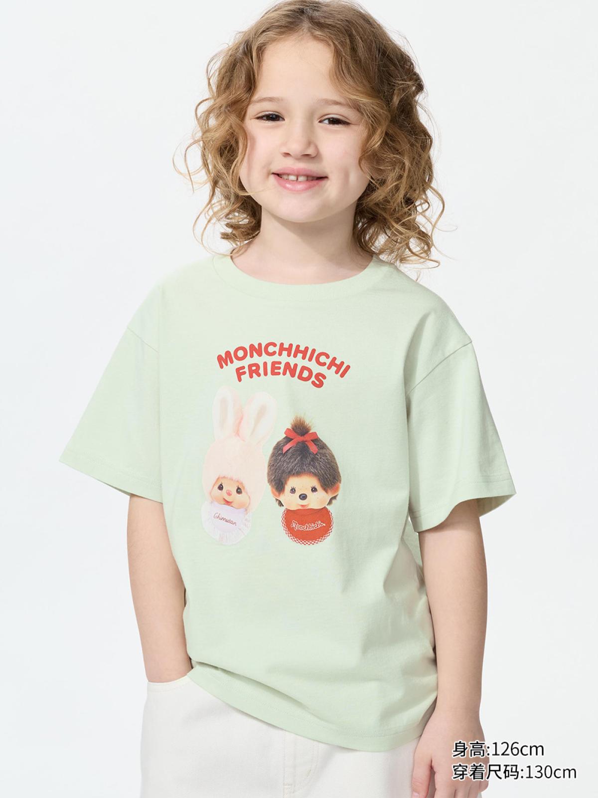UT Monchhichi принттэй богино ханцуйт футболк
