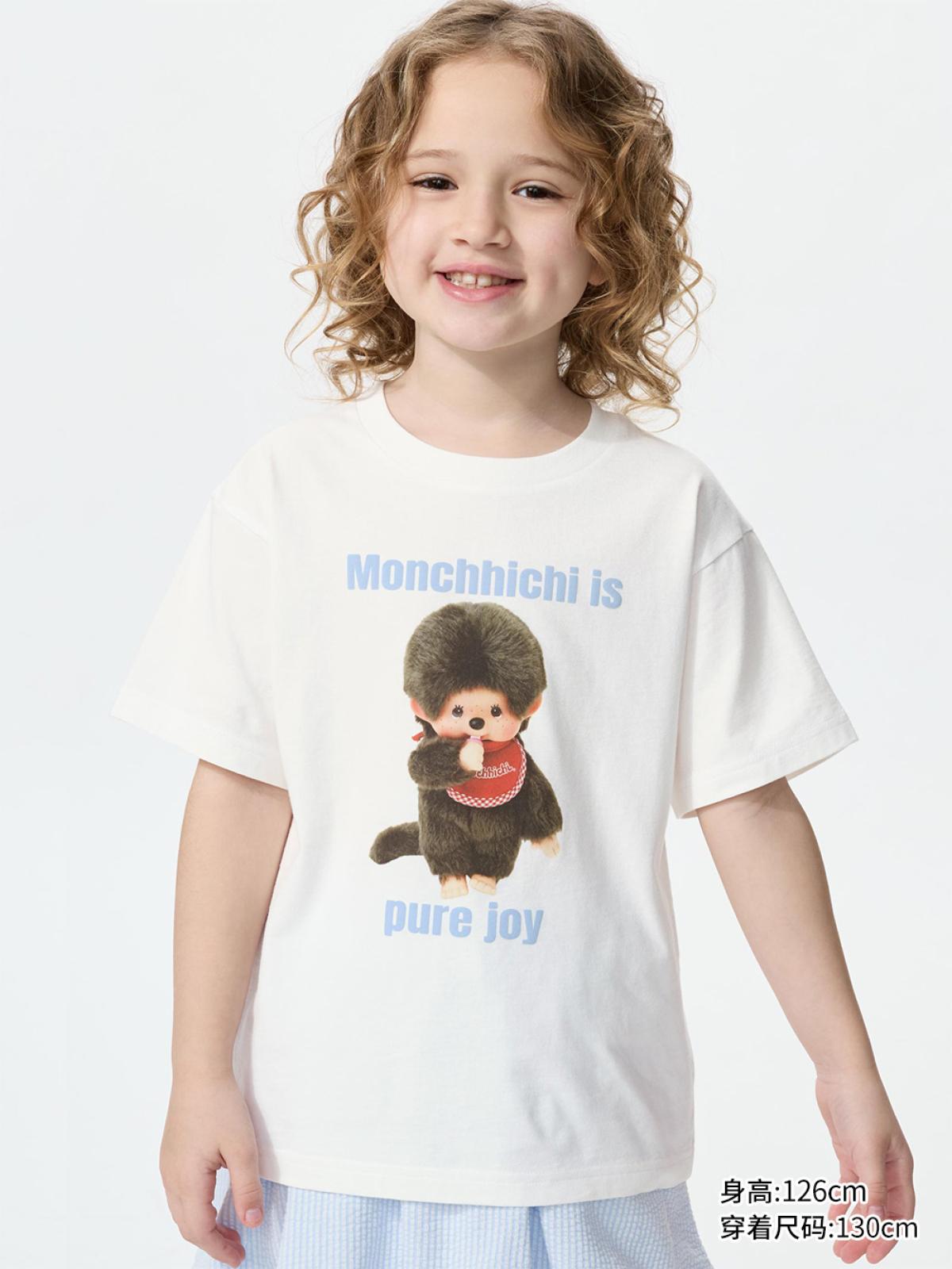 UT Monchhichi принттэй богино ханцуйт футболк