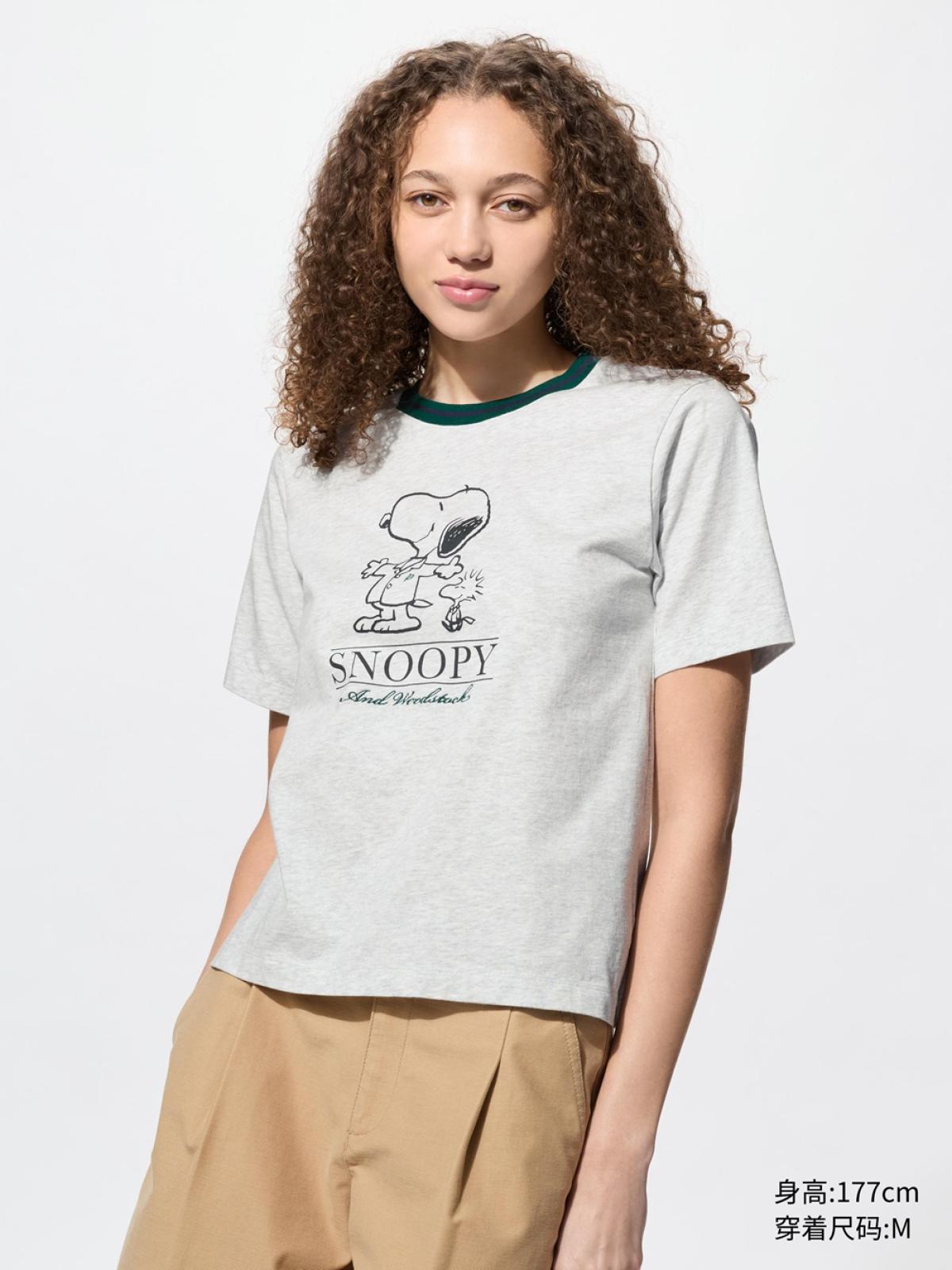 UT PEANUTS принттэй богино ханцуйт футболк