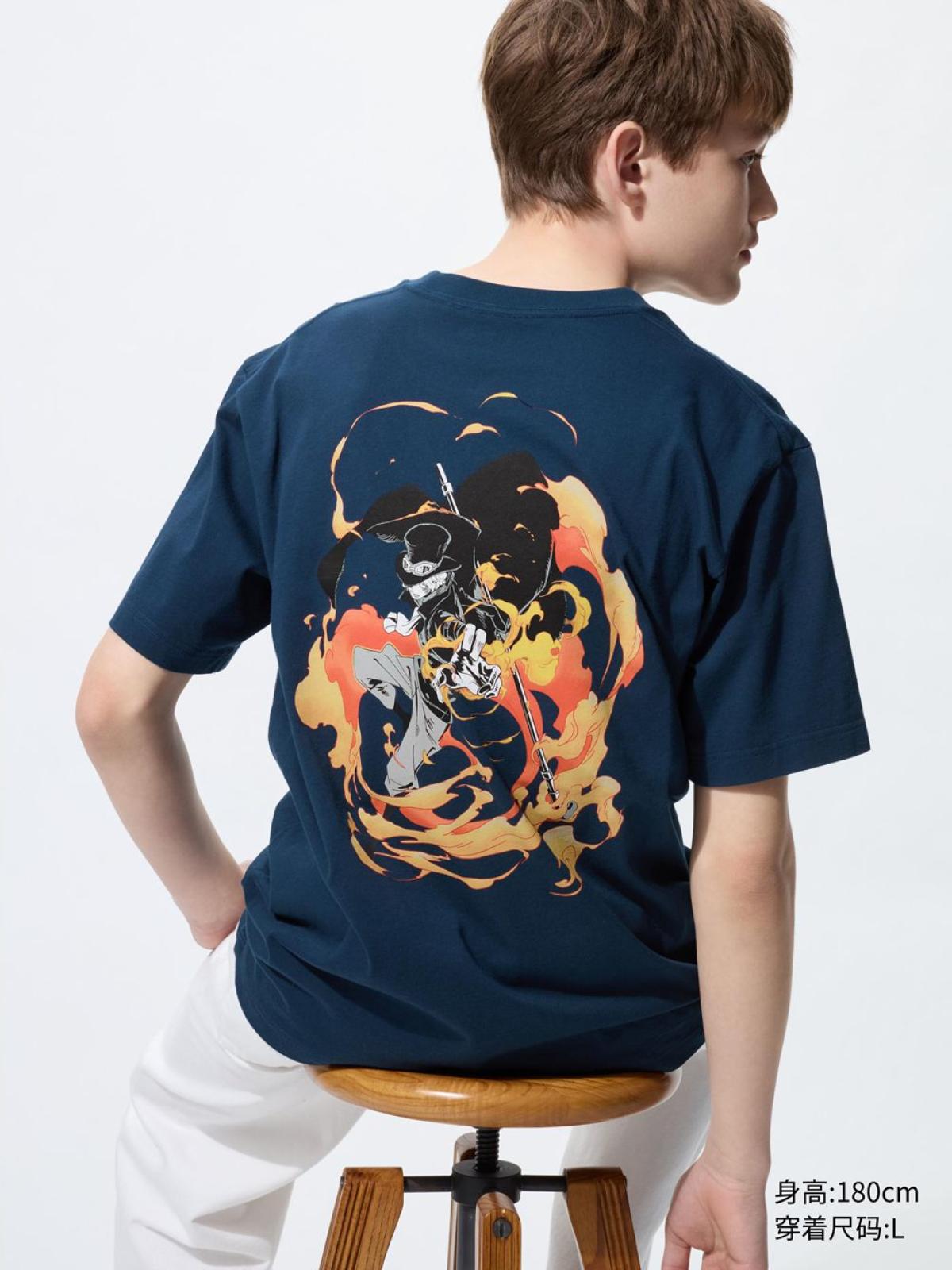 UT ONE PIECE богино ханцуйт футболк