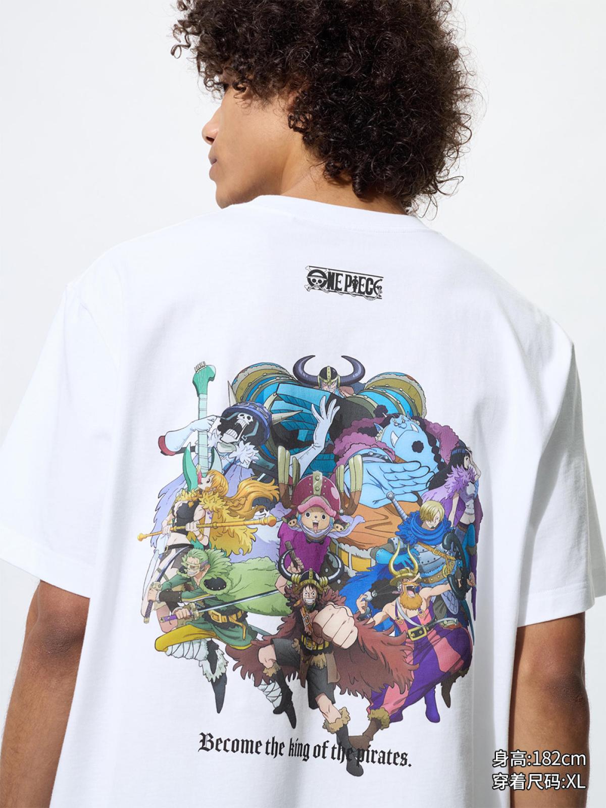 UT ONE PIECE богино ханцуйт футболк