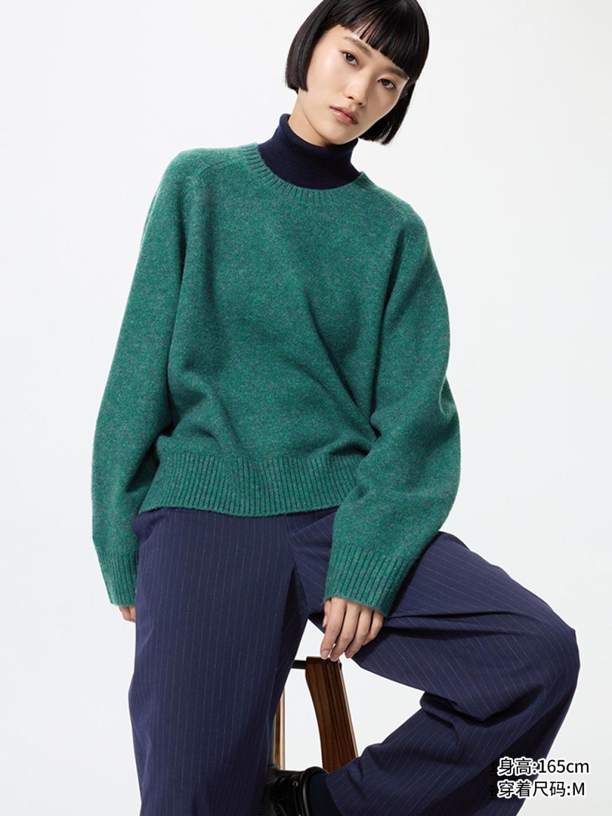 souffle yarn бөөрөнхий захтай сүлжмэл цамц